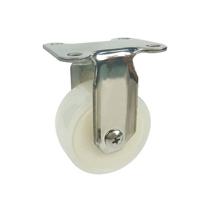 2 Inch Small Size Light Duty Stainless Steel Casters Waterproof Solid Nylon Caster Wheels OEM