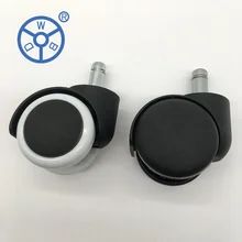 Furniture Plate Nylon Casters Set Of 4 PA Wheels 100 Lbs Load Capacity 40KG Loaded Capacity