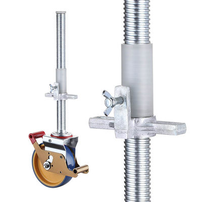 Double Ball Bearing Scaffolding Wheels Load Capacity 200/250kg Heavy Duty Applications