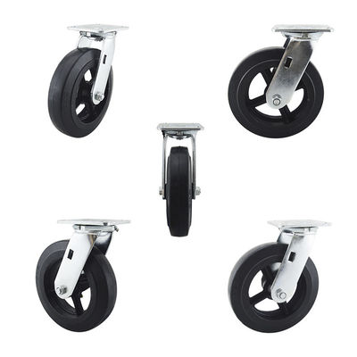 8 Inch Big Wheel Swivel Plate Hollow Core Heavy Duty Casters