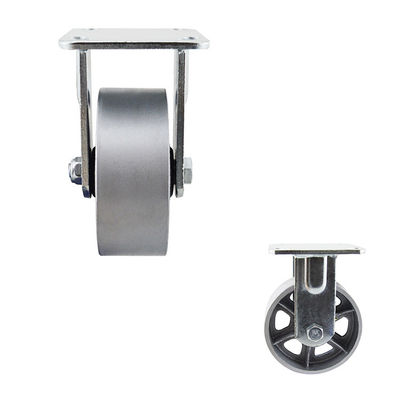 125x50mm Diameter Cast Iron Heavy Duty Casters With Grease Nipple