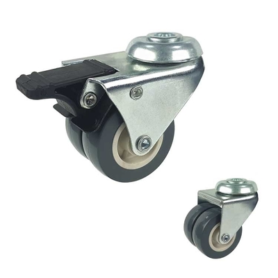 Top Plate  Refrigerator Base 75mm Caster Wheels with Plain bearing