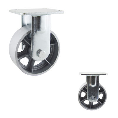 125x50mm Diameter Cast Iron Heavy Duty Casters With Grease Nipple
