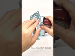 Εισαγωγή κοκκινιστών pvc μονού ρουλεμάν μεσαίου τύπου-YLcaster