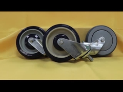 176 κιλά φορτίο 4 ίντσες τροχούς τροχόσπιτα, TPR καρότσι ψώνια αντικατάσταση τροχούς